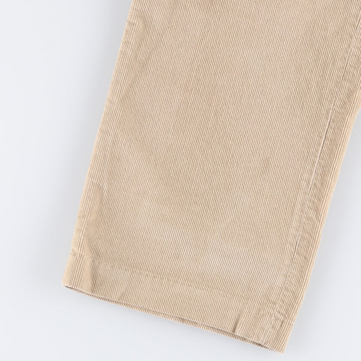 Vintage Lee corduroy pants, made in the USA, men's size W33. cotton Beige type Vintage Second Hand