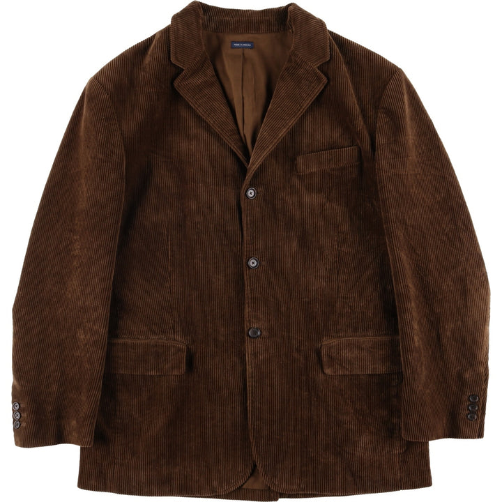 Ralph Lauren POLO by Ralph Lauren Corduroy Tailored Jacket Men's Size L cotton brown type Vintage Second Hand