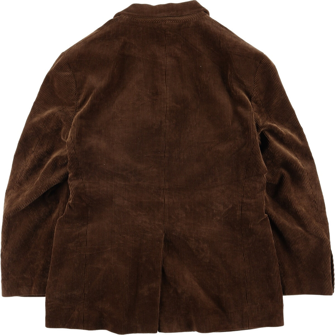 Ralph Lauren POLO by Ralph Lauren Corduroy Tailored Jacket Men's Size L cotton brown type Vintage Second Hand