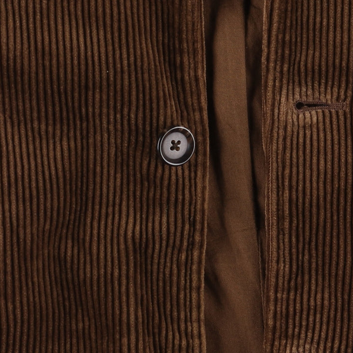 Ralph Lauren POLO by Ralph Lauren Corduroy Tailored Jacket Men's Size L cotton brown type Vintage Second Hand
