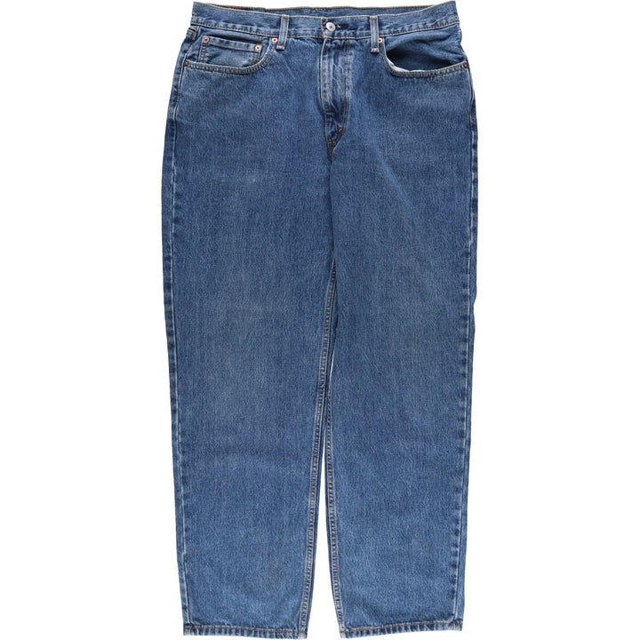 Levi's 550 tapered denim pants for men, size w36 unclear blue type Vintage Second Hand