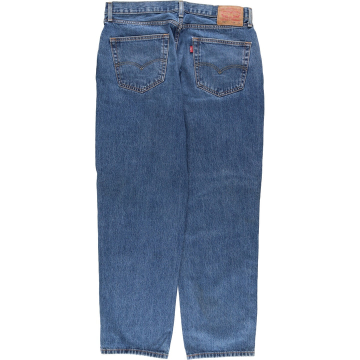 Levi's 550 tapered denim pants for men, size w36 unclear blue type Vintage Second Hand