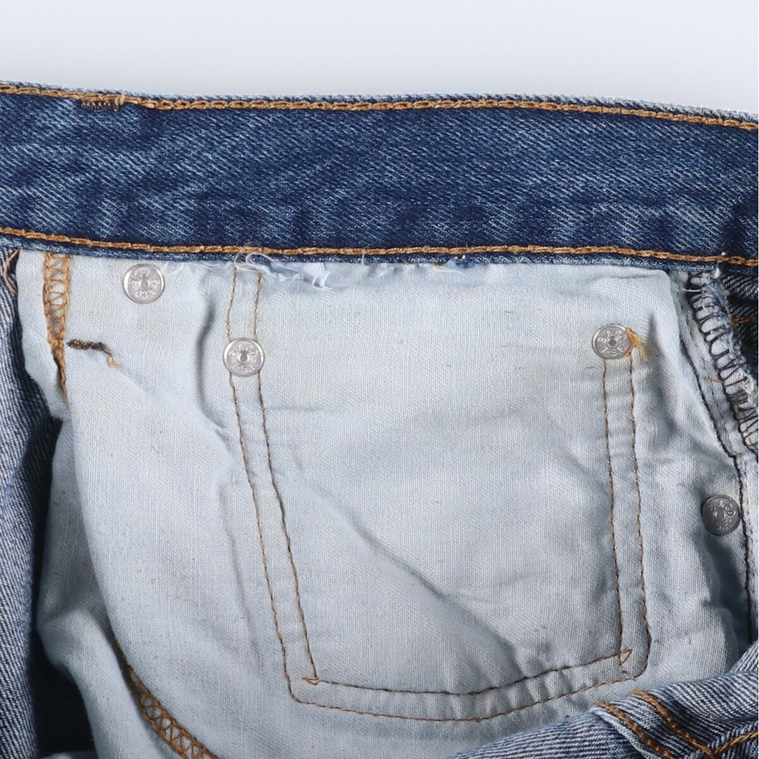 Levi's 550 tapered denim pants for men, size w36 unclear blue type Vintage Second Hand