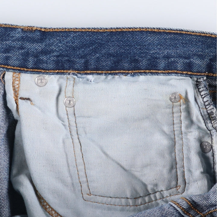 Levi's 550 tapered denim pants for men, size w36 unclear blue type Vintage Second Hand