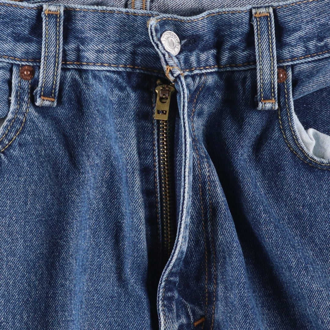 Levi's 550 tapered denim pants for men, size w36 unclear blue type Vintage Second Hand