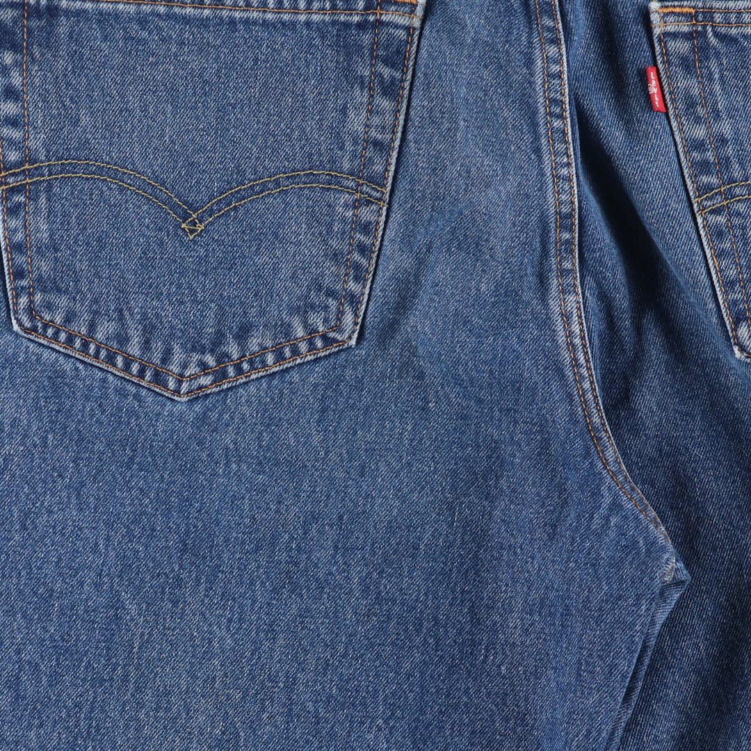 Levi's 550 tapered denim pants for men, size w36 unclear blue type Vintage Second Hand