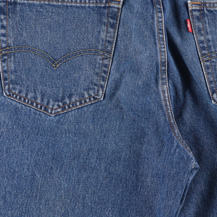Levi's 550 tapered denim pants for men, size w36 unclear blue type Vintage Second Hand