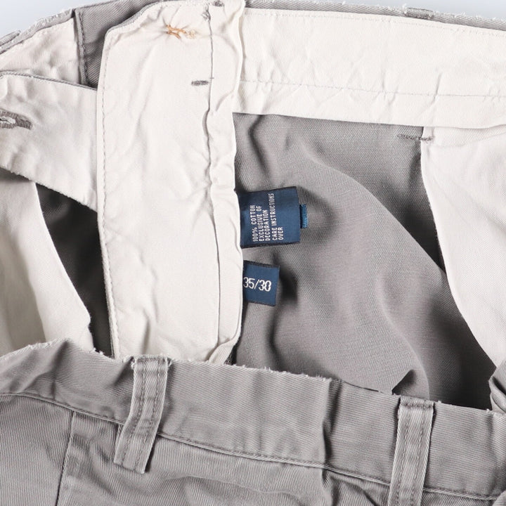 Ralph Lauren POLO by Ralph Lauren PRESTON PANT Chino pants for men, equivalent to w35 cotton gray type Vintage Second Hand