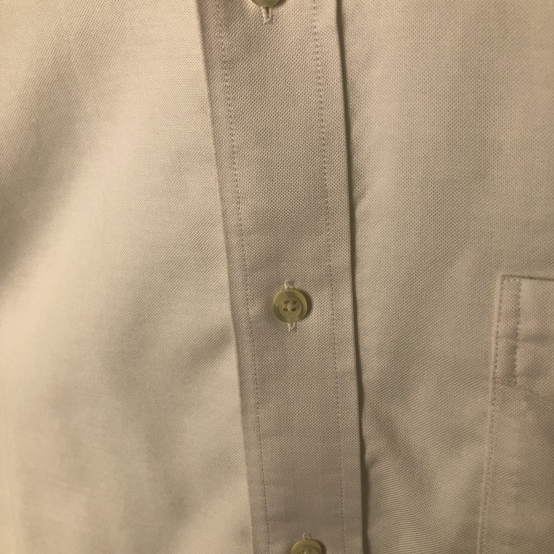 Brooks Brothers Est.1818 Long Sleeve Button-Down Shirt, Men's Size L Supima Cotton white type Vintage Second Hand