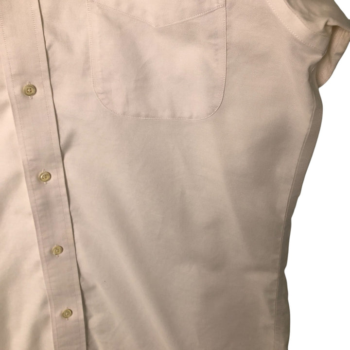 Brooks Brothers Est.1818 Long Sleeve Button-Down Shirt, Men's Size L Supima Cotton white type Vintage Second Hand