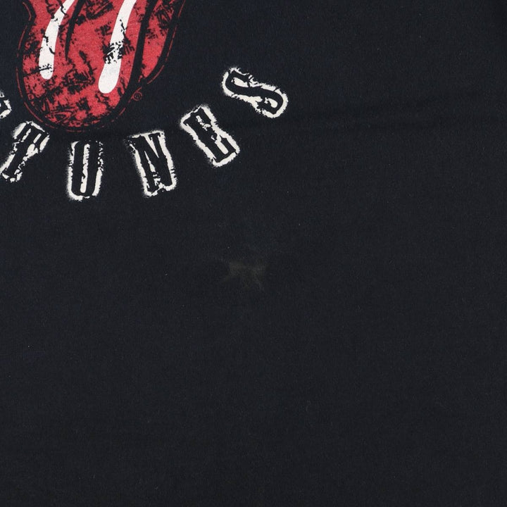 THE ROLLING STONES The Rolling Stones Band T-shirt Band T Men's XL size cotton black type Vintage Second Hand