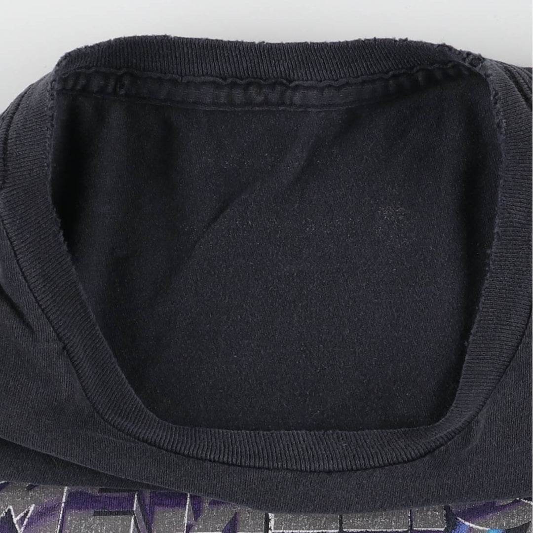 00'S METALLICA Band T-shirt, Band T, Men's M size unclear black type Vintage Second Hand