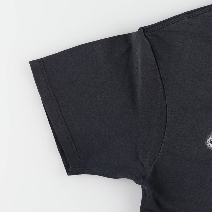 00'S METALLICA Band T-shirt, Band T, Men's M size unclear black type Vintage Second Hand