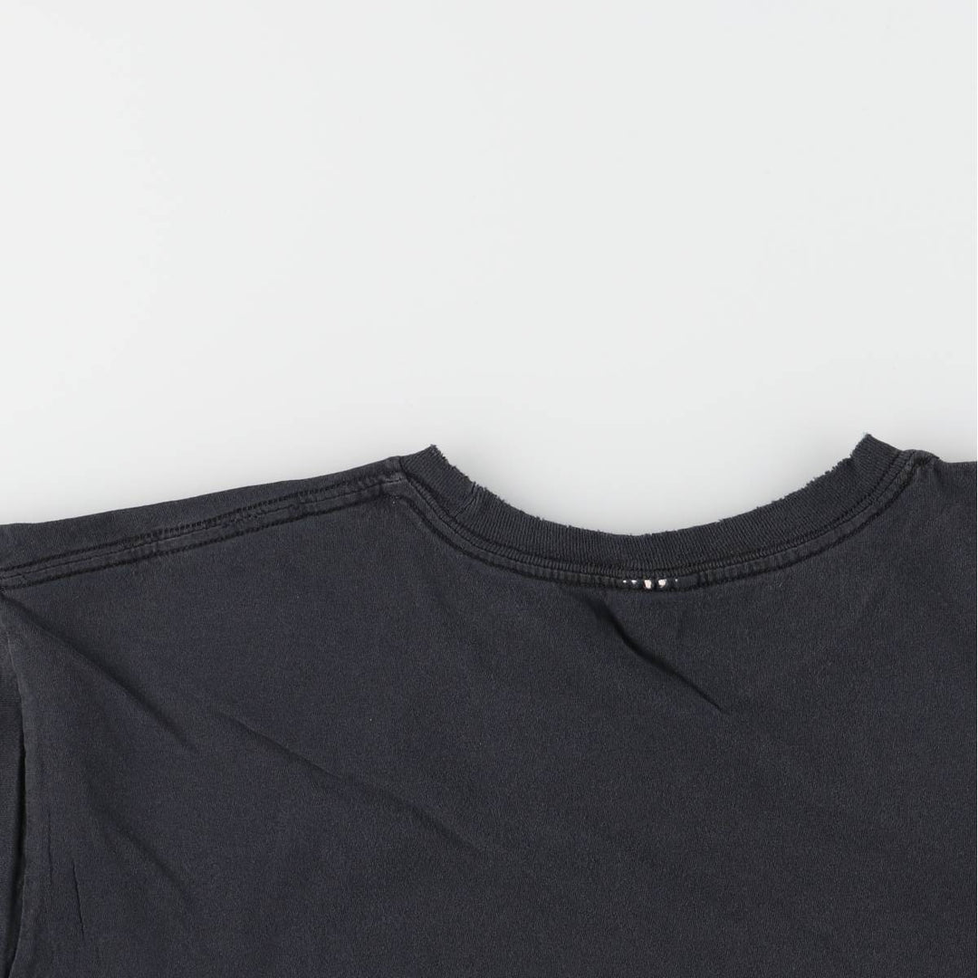 00'S METALLICA Band T-shirt, Band T, Men's M size unclear black type Vintage Second Hand