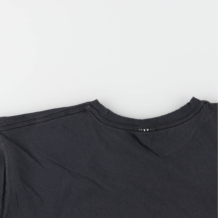 00'S METALLICA Band T-shirt, Band T, Men's M size unclear black type Vintage Second Hand