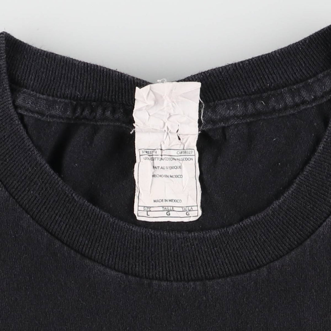 00'S ALSTYLE APPAREL and ACTIVEWEAR KISS Band T-shirt, Men's L size cotton black type Vintage Second Hand