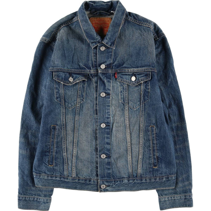 Levi's denim jacket, denim jacket, men's size M cotton blue type Vintage Second Hand