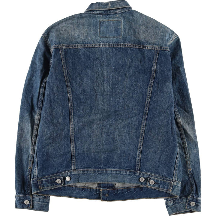 Levi's denim jacket, denim jacket, men's size M cotton blue type Vintage Second Hand