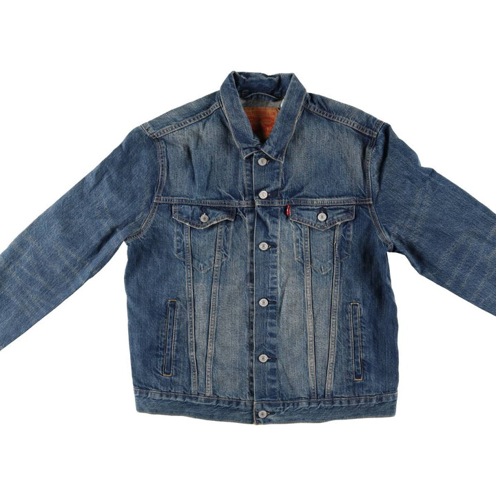 Levi's denim jacket, denim jacket, men's size M cotton blue type Vintage Second Hand