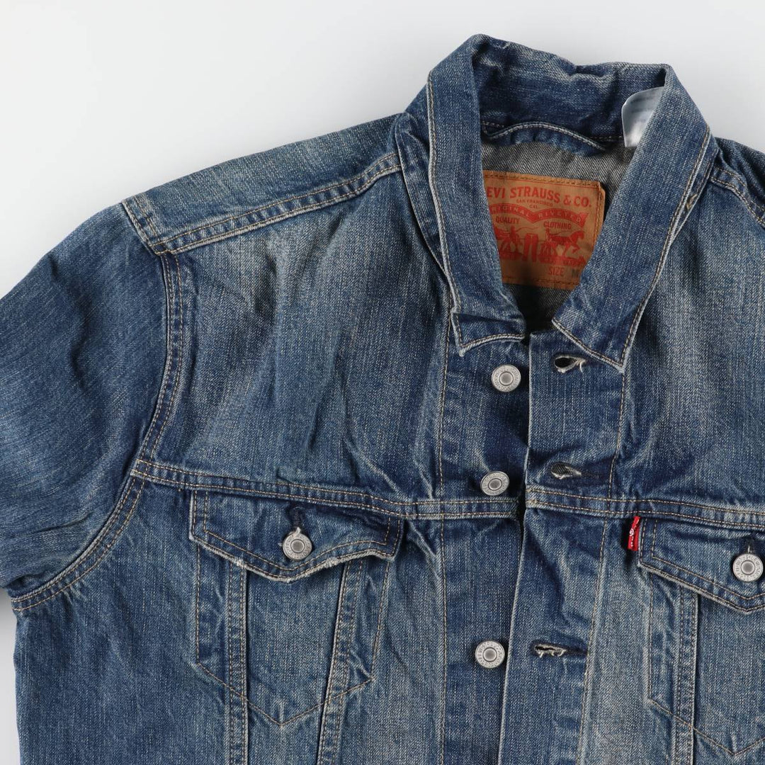 Levi's denim jacket, denim jacket, men's size M cotton blue type Vintage Second Hand