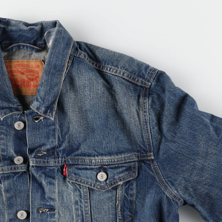 Levi's denim jacket, denim jacket, men's size M cotton blue type Vintage Second Hand