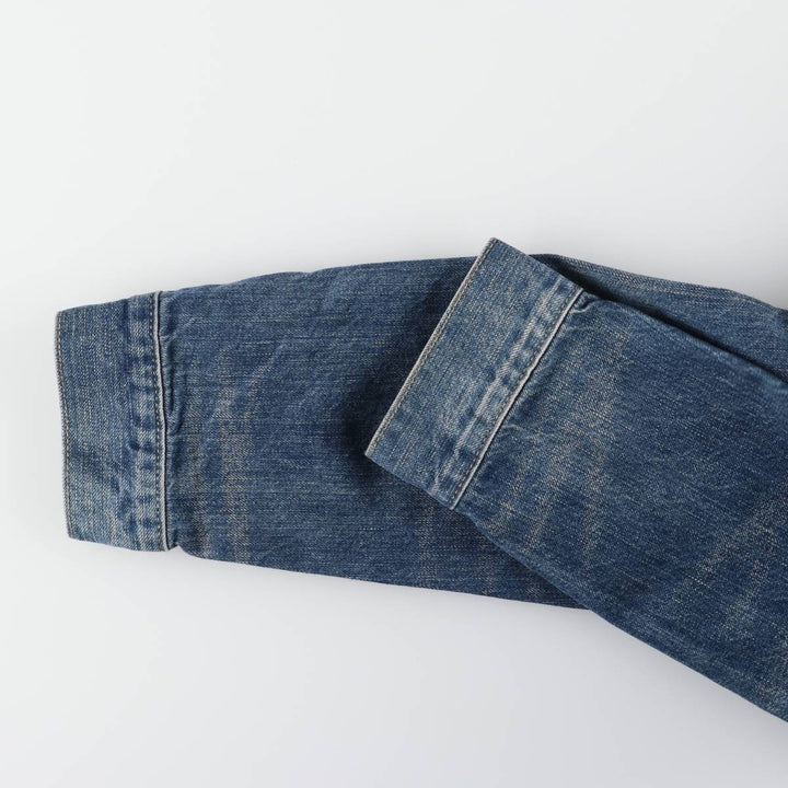 Levi's denim jacket, denim jacket, men's size M cotton blue type Vintage Second Hand