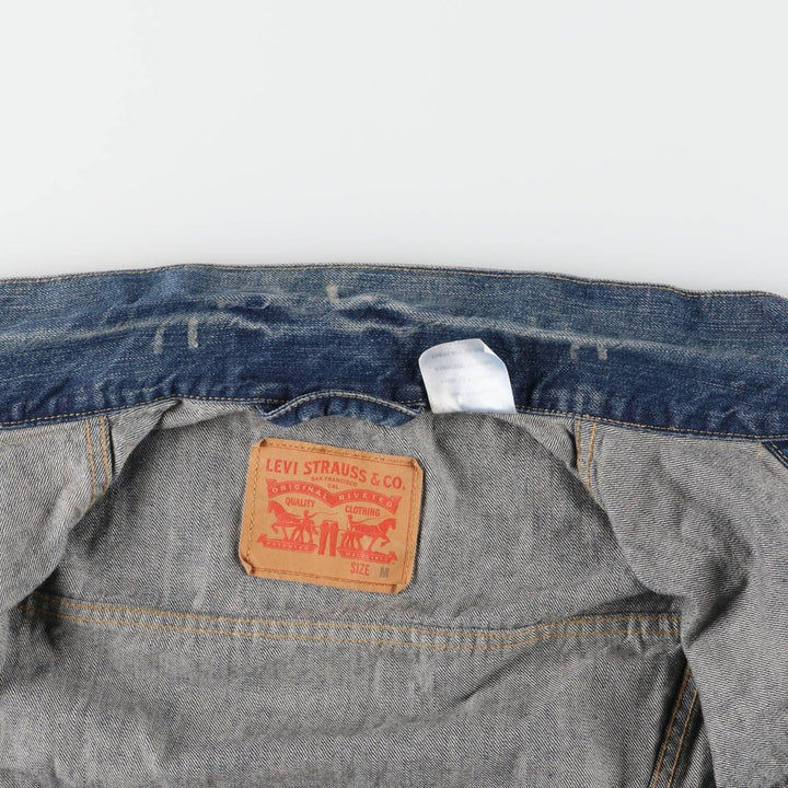 Levi's denim jacket, denim jacket, men's size M cotton blue type Vintage Second Hand