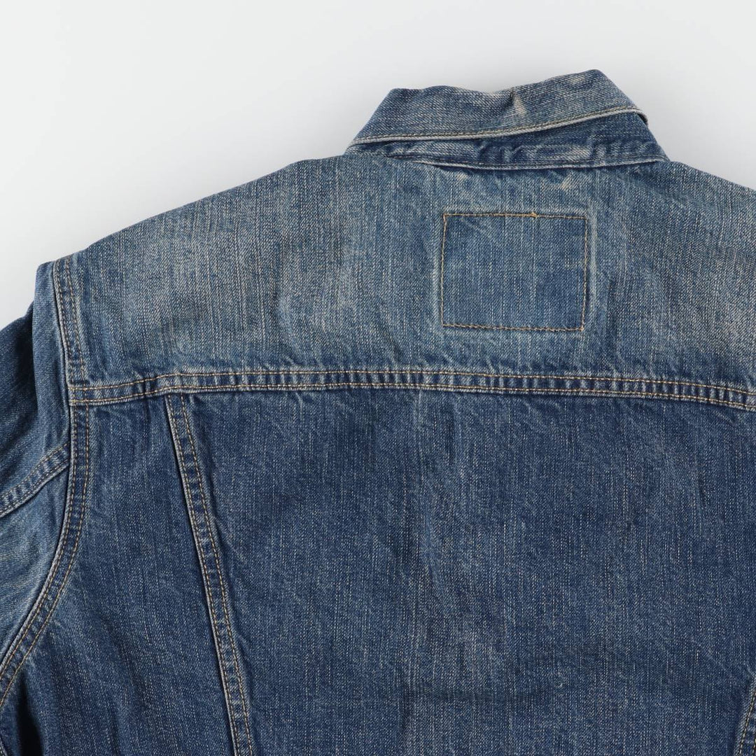 Levi's denim jacket, denim jacket, men's size M cotton blue type Vintage Second Hand