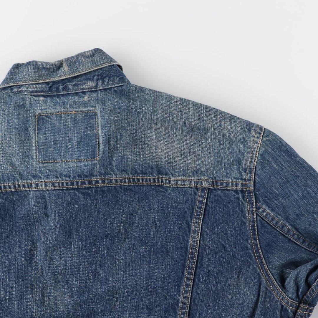 Levi's denim jacket, denim jacket, men's size M cotton blue type Vintage Second Hand
