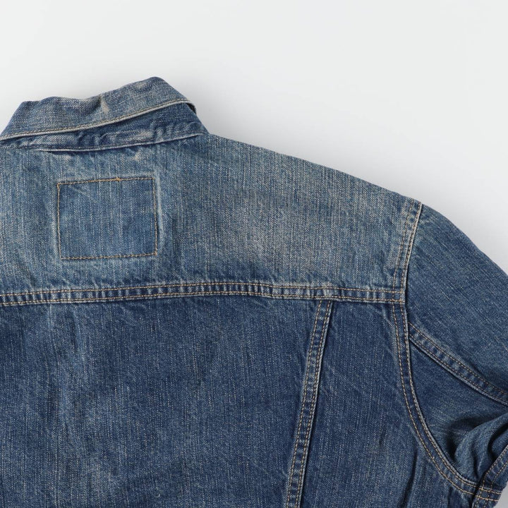 Levi's denim jacket, denim jacket, men's size M cotton blue type Vintage Second Hand