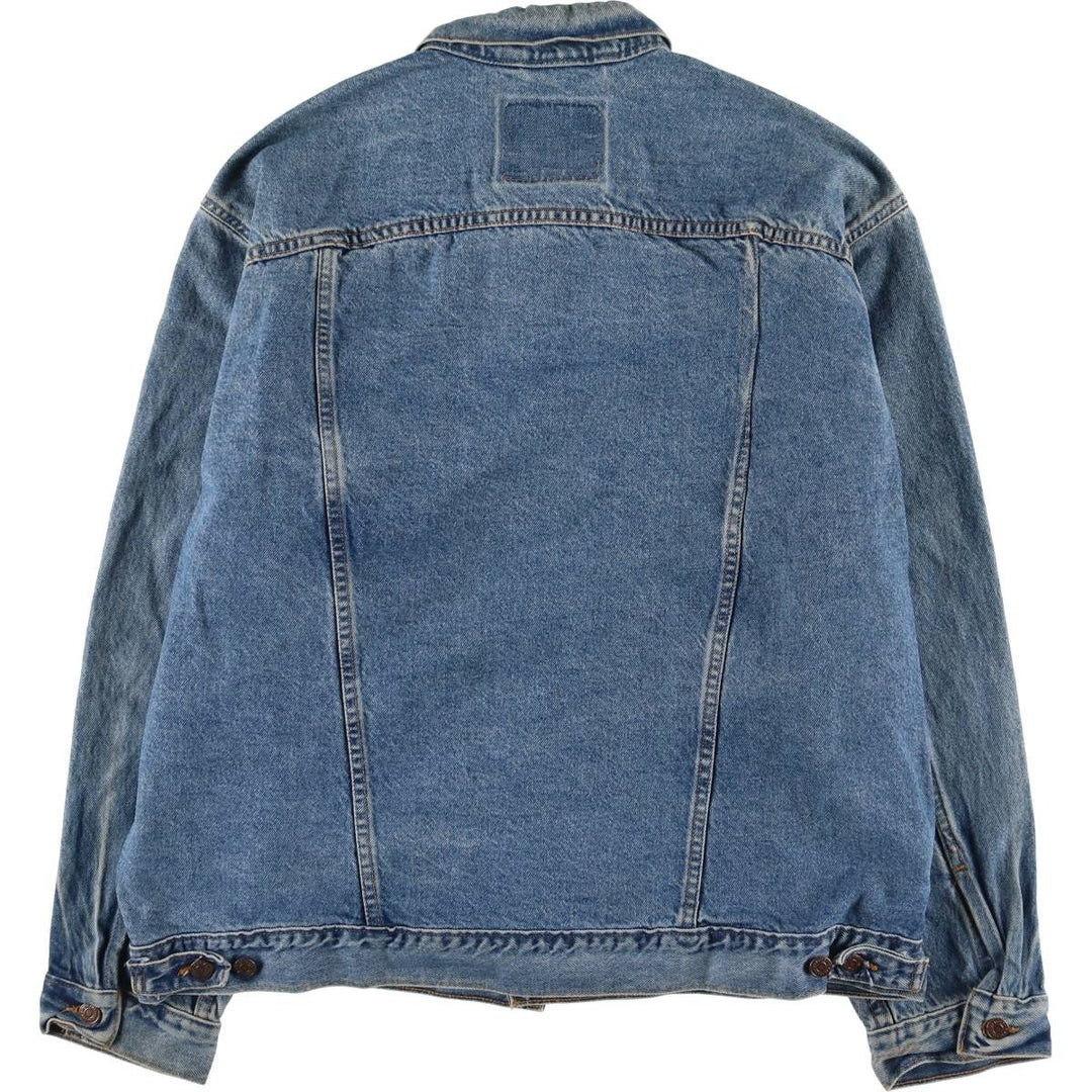 90'S Levi's 70507-0389 denim jacket, denim jacket, made in USA, men's XL size, vintage cotton blue type Vintage Second Hand