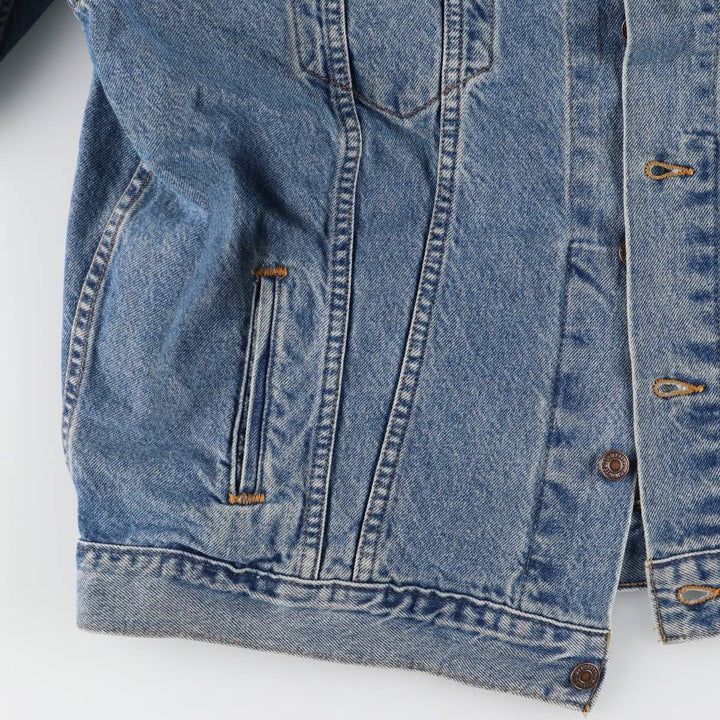 90'S Levi's 70507-0389 denim jacket, denim jacket, made in USA, men's XL size, vintage cotton blue type Vintage Second Hand