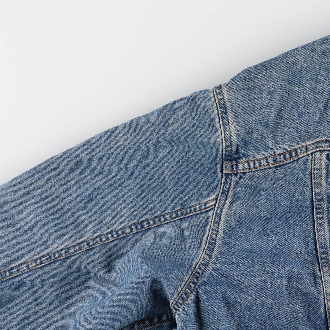 90'S Levi's 70507-0389 denim jacket, denim jacket, made in USA, men's XL size, vintage cotton blue type Vintage Second Hand