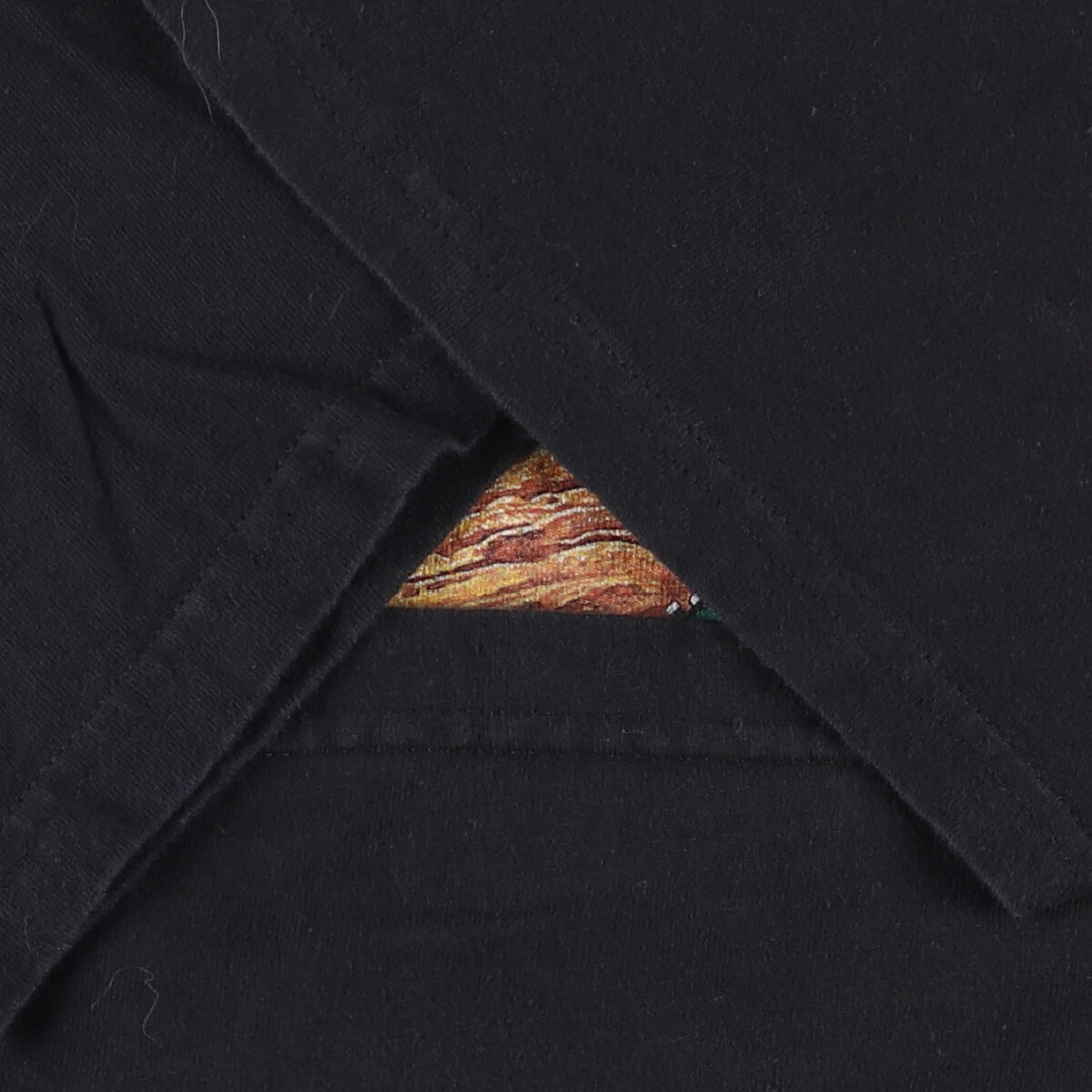 00'S Harley-Davidson Motorcycle Bike T-shirt Made in USA Men's XL cotton black type Vintage Second Hand