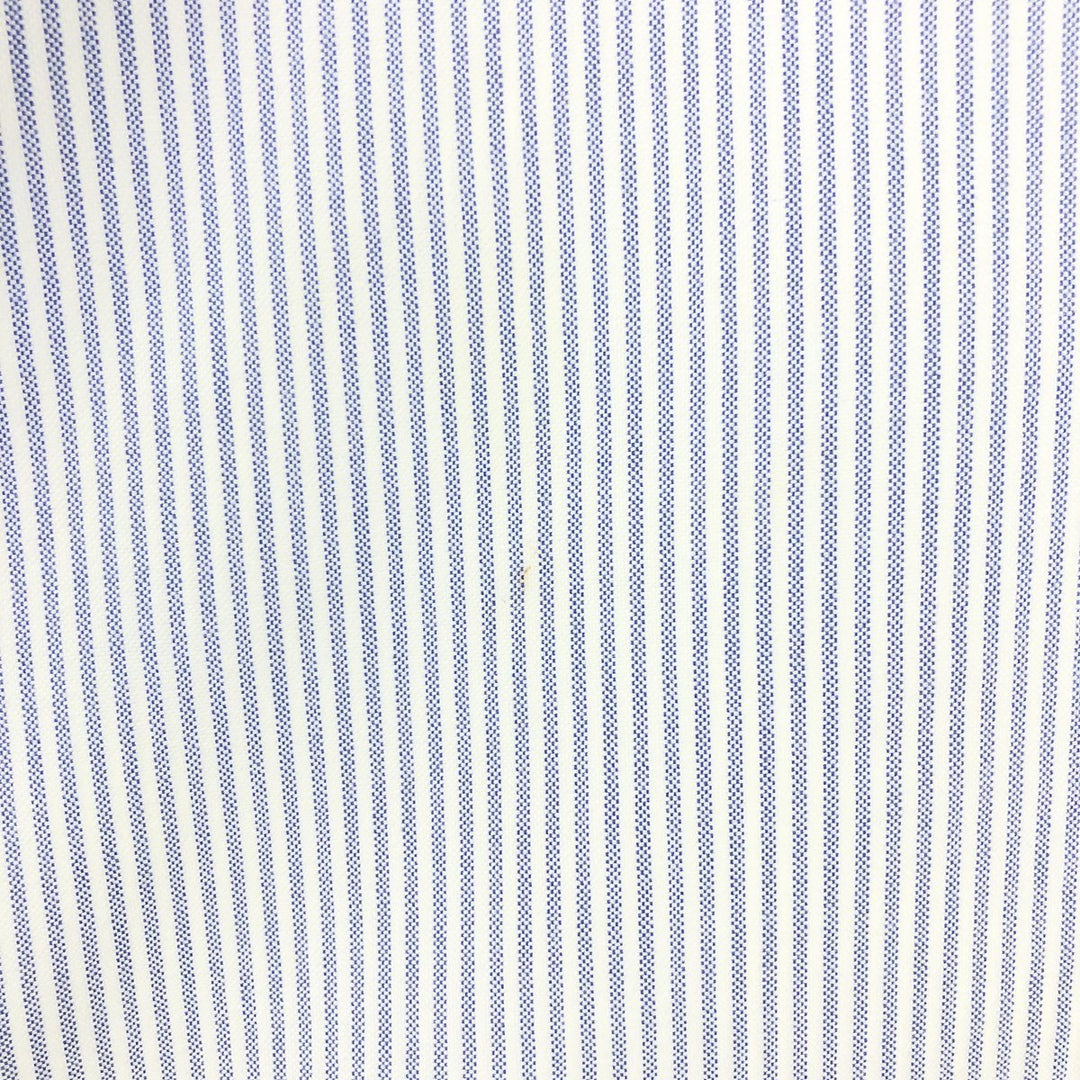 Ralph Lauren BLAKE long sleeve button down striped shirt, men's size M cotton Blue type light blue Vintage Second Hand