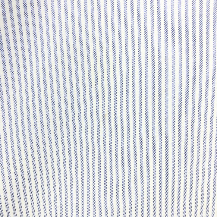 Ralph Lauren BLAKE long sleeve button down striped shirt, men's size M cotton Blue type light blue Vintage Second Hand