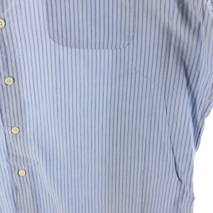 Ralph Lauren CRANE Long Sleeve Cotton Striped Shirt Men's Size L cotton Blue type light blue Vintage Second Hand