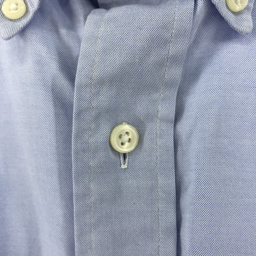 Ralph Lauren YARMOUTH long sleeve button down shirt, men's size L cotton Blue type light blue Vintage Second Hand
