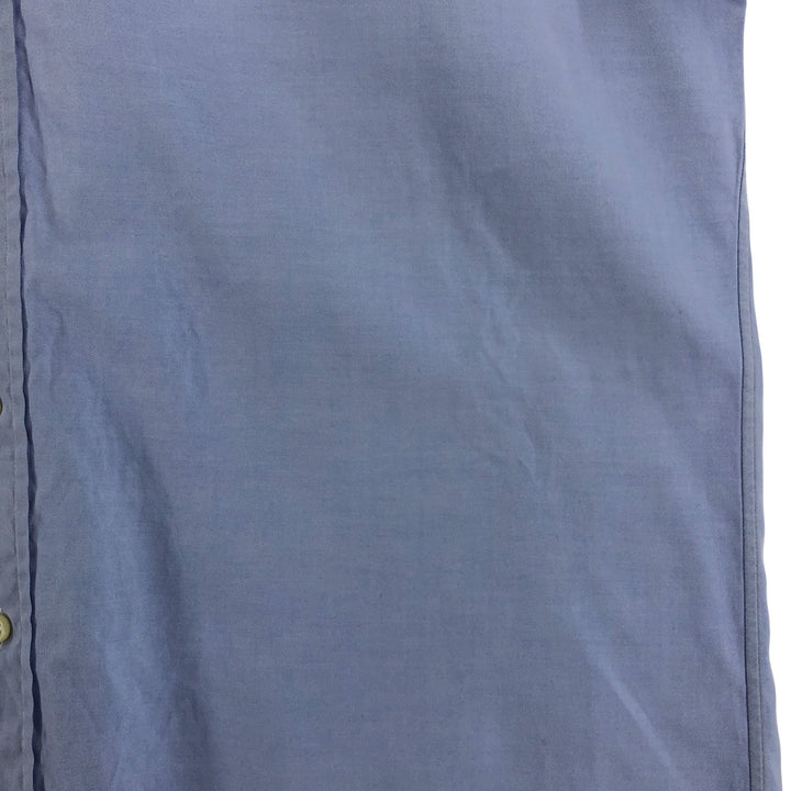 Ralph Lauren YARMOUTH long sleeve button down shirt, men's size L cotton Blue type light blue Vintage Second Hand