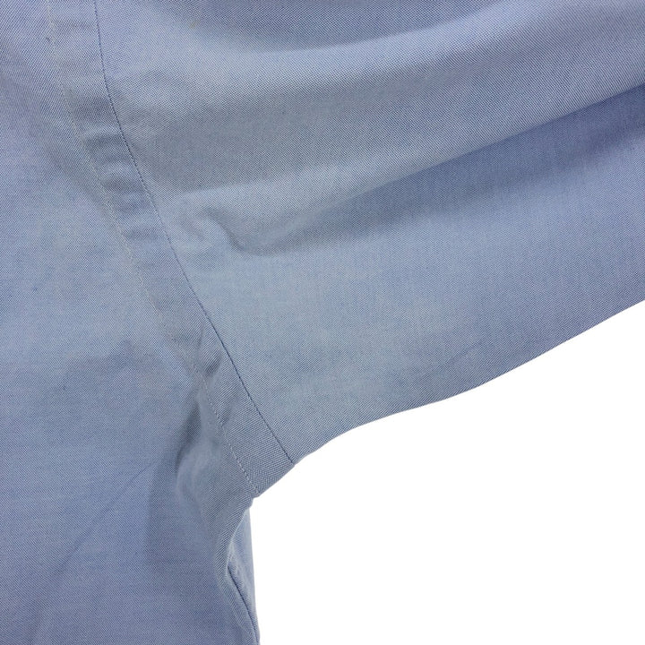 Ralph Lauren YARMOUTH long sleeve button down shirt, men's size L cotton Blue type light blue Vintage Second Hand