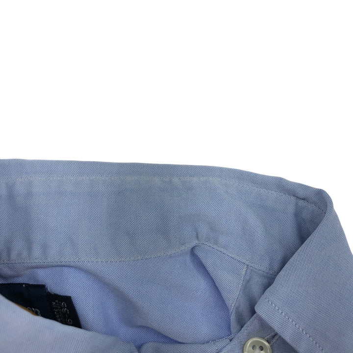 Ralph Lauren YARMOUTH long sleeve button down shirt, men's size L cotton Blue type light blue Vintage Second Hand