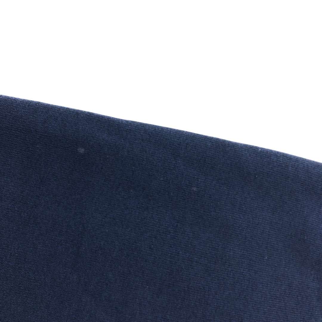 80'S Fruit of the Loom Plain Blank Sweatshirt, Made in USA, Men's Size L, Vintage cotton navy blue type Vintage Second Hand