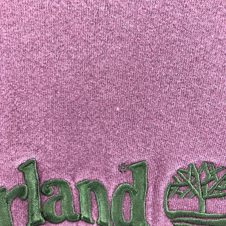 90'S Timberland WEATHERGEAR Logo Sweatshirt, Made in USA, Men's XL, Vintage cotton wine-red Vintage Second Hand