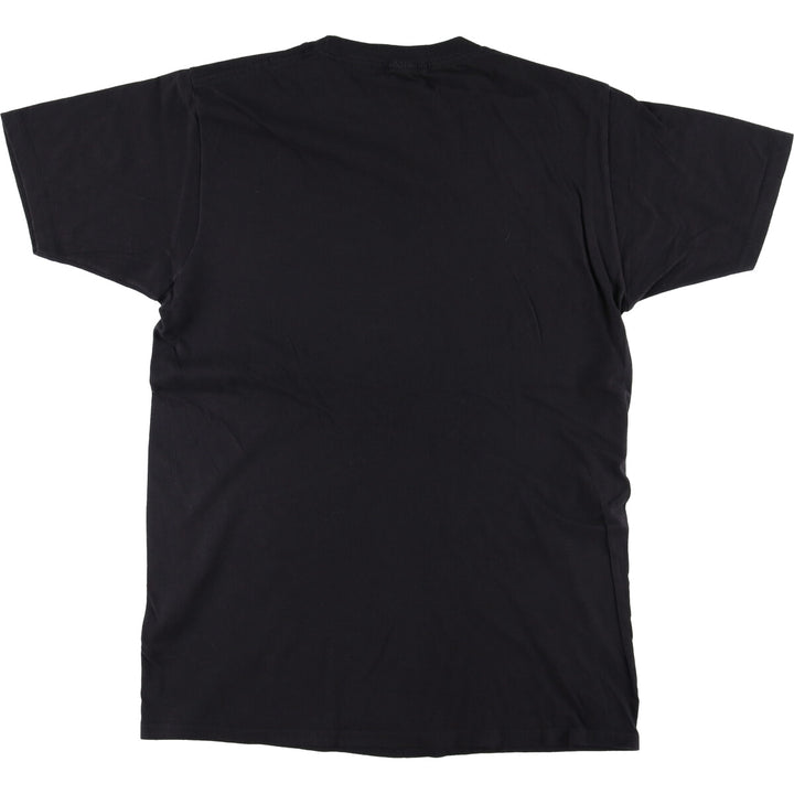 SUPER BAD Superbad Virgin Wars Movie T-shirt Men's M size cotton black type Vintage Second Hand