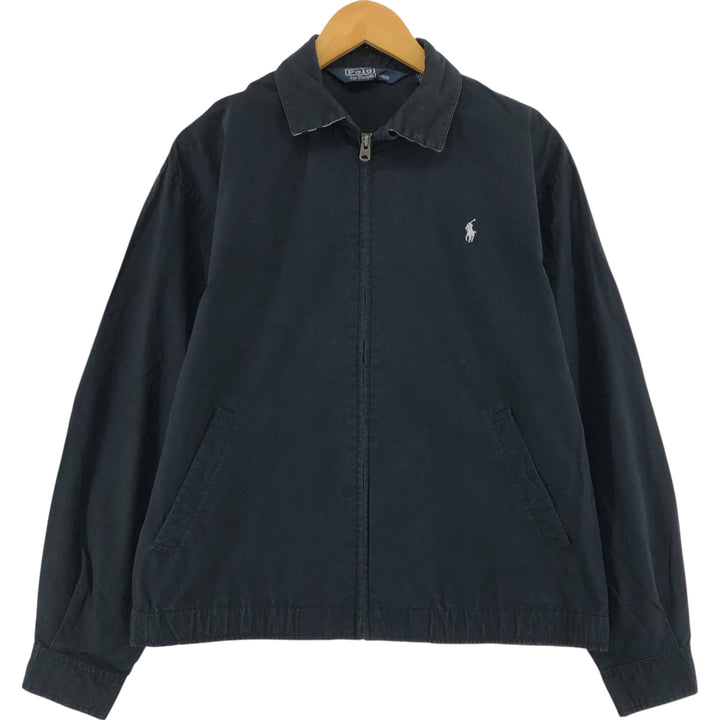 Ralph Lauren POLO by Ralph Lauren Swing Top Sports Jacket Men's S cotton black type Vintage Second Hand