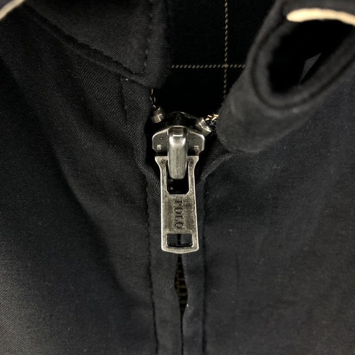 Ralph Lauren POLO by Ralph Lauren Swing Top Sports Jacket Men's L size polyester black type Vintage Second Hand