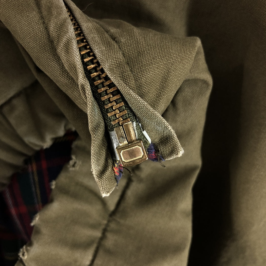 Ralph Lauren POLO by Ralph Lauren Swing Top Sports Jacket Men's L size cotton Khaki type brown Vintage Second Hand