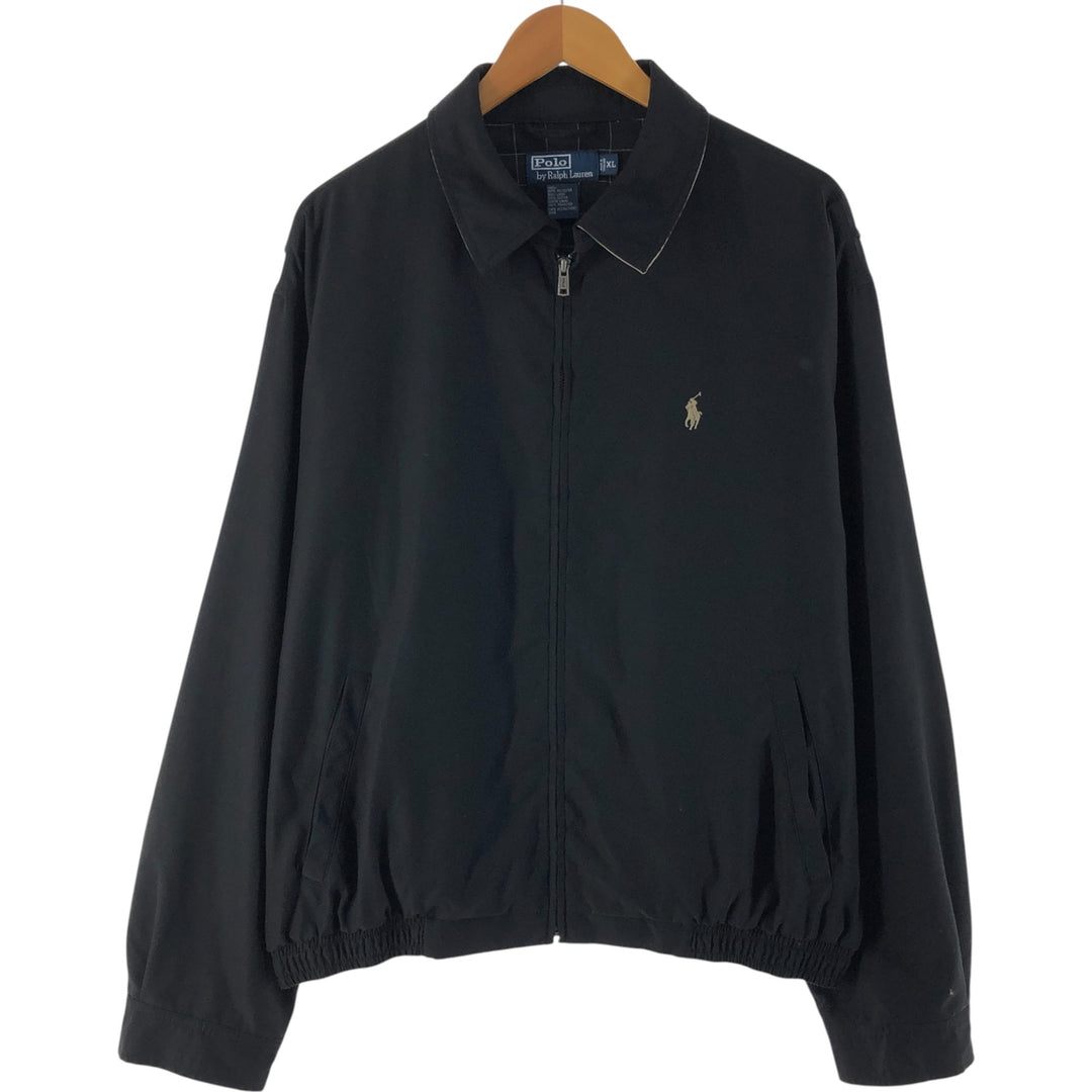 Ralph Lauren POLO by Ralph Lauren Swing Top Sports Jacket Men's XL polyester black type Vintage Second Hand