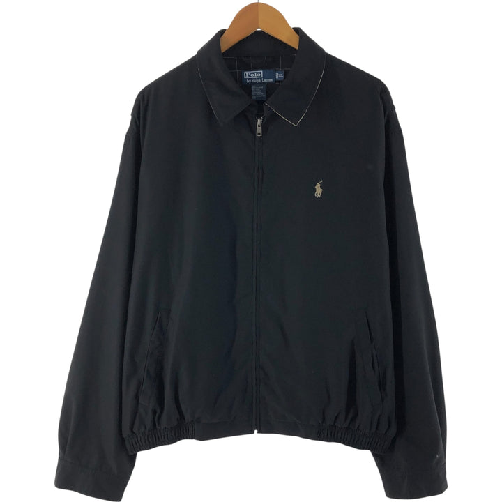 Ralph Lauren POLO by Ralph Lauren Swing Top Sports Jacket Men's XL polyester black type Vintage Second Hand