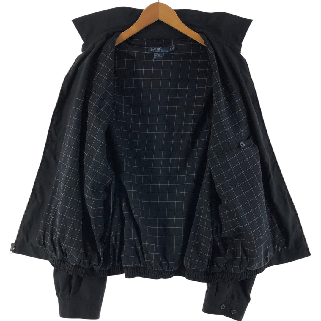 Ralph Lauren POLO by Ralph Lauren Swing Top Sports Jacket Men's XL polyester black type Vintage Second Hand